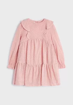 Mayoral rochie fete culoarea roz, mini, oversize imagine