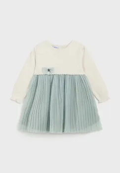 Mayoral rochie fete culoarea turcoaz, mini, evazati, 2906 imagine