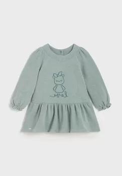 Mayoral rochie fete culoarea turcoaz, mini, evazati, 2920 imagine