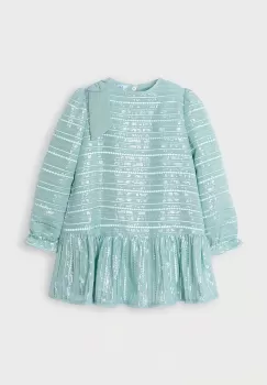 Mayoral rochie fete culoarea turcoaz, mini, evazati, 4919 imagine