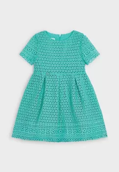 Mayoral rochie fete culoarea turcoaz, mini, evazati imagine