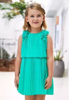 Mayoral rochie fete culoarea verde, mini, evazati imagine