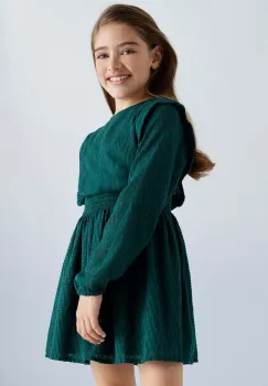 Mayoral rochie fete culoarea verde, mini, evazati, 7977 imagine