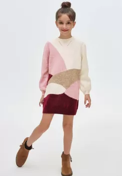 Mayoral rochie fete culoarea violet, mini, oversize imagine