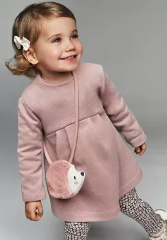 Mayoral rochie pentru copii cu geanta de mana culoarea roz, mini, evazati, 2915 imagine