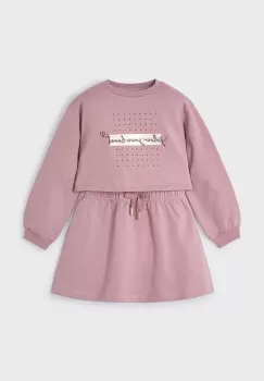 Mayoral rochie si bluza copii culoarea roz, mini, drept, 4927 imagine
