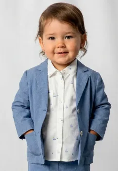 Mayoral sacou din amestec de in pentru copii imagine