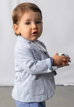 Mayoral sacou din amestec de in pentru copii imagine