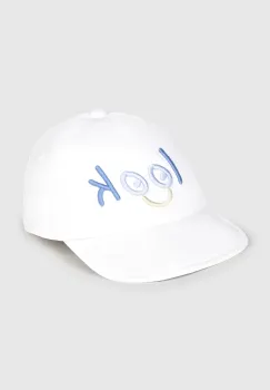 Mayoral sapca din bumbac pentru copii culoarea alb, modelator, 10883 imagine