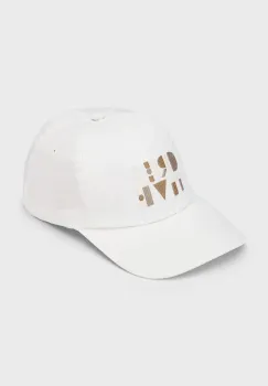 Mayoral sapca din bumbac pentru copii culoarea bej, cu imprimeu, 10917 imagine