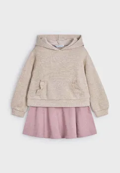 Mayoral set - bluza si fusta culoarea roz, 4936 imagine