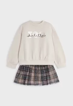 Mayoral set - bluza si fusta culoarea roz, 4937 imagine