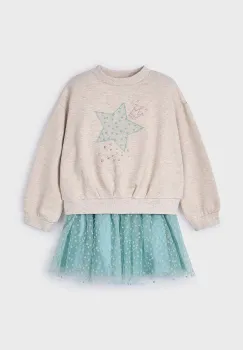 Mayoral set - bluza si fusta culoarea turcoaz, 4937 imagine