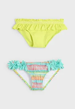 Mayoral slip de baie copii 2-pack culoarea verde, 3689 imagine