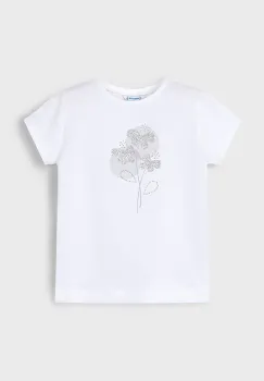 Mayoral tricou copii culoarea alb, 174 imagine