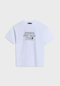 Mayoral tricou copii culoarea alb, cu imprimeu, 6010 imagine