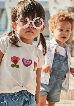 Mayoral tricou copii culoarea bej, 1046 imagine