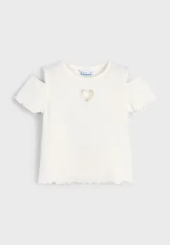 Mayoral tricou copii culoarea bej, 3005 imagine