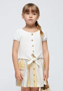 Mayoral tricou copii culoarea bej imagine