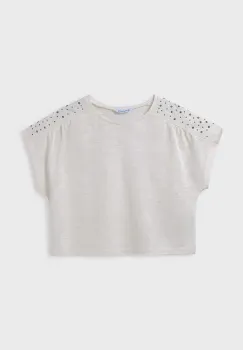 Mayoral tricou copii culoarea bej, 6023 imagine