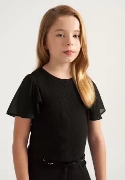Mayoral tricou copii culoarea negru imagine