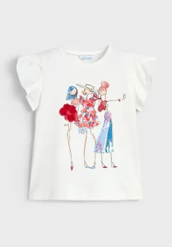 Mayoral tricou copii culoarea rosu, 3004 imagine