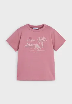 Mayoral tricou copii culoarea rosu, cu imprimeu, 3026 imagine