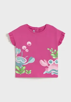 Mayoral tricou copii culoarea roz, 1048 imagine