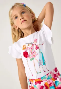 Mayoral tricou copii culoarea roz, 3004 imagine