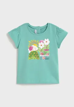 Mayoral tricou copii culoarea turcoaz, 1049 imagine