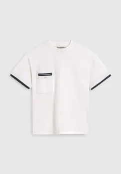 Mayoral tricou de bumbac pentru copii culoarea alb, cu imprimeu, 6004 imagine
