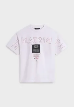 Mayoral tricou de bumbac pentru copii culoarea alb, cu imprimeu, 6011 imagine