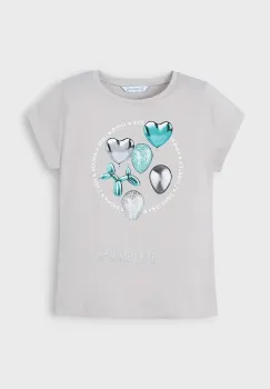 Mayoral tricou de bumbac pentru copii culoarea gri, 3014 imagine