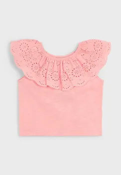 Mayoral tricou de bumbac pentru copii culoarea portocaliu, 3012 imagine