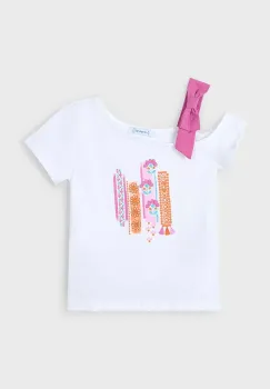 Mayoral tricou de bumbac pentru copii culoarea roz, 3011 imagine