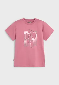 Mayoral tricou de bumbac pentru copii culoarea roz, cu imprimeu, 3027 imagine