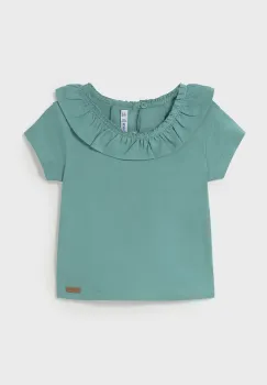 Mayoral tricou de bumbac pentru copii culoarea turcoaz, 1045 imagine