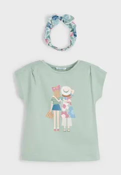 Mayoral tricou de bumbac pentru copii culoarea verde, 3009 imagine
