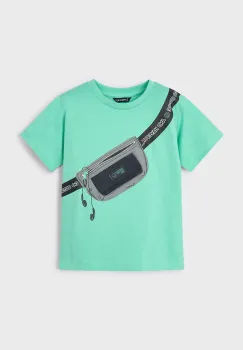Mayoral tricou de bumbac pentru copii culoarea verde, cu imprimeu, 3036 imagine