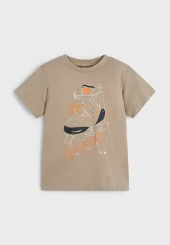 Mayoral tricou de bumbac pentru copii culoarea verde, cu imprimeu, 3037 imagine