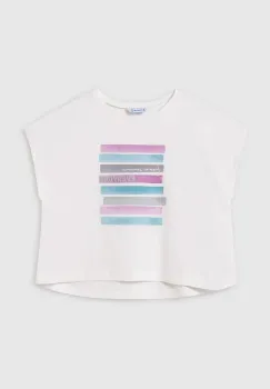 Mayoral tricou de bumbac pentru copii culoarea violet, 6026 imagine