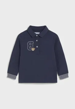 Mayoral tricou polo culoarea bleumarin, 2101 imagine