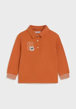 Mayoral tricou polo culoarea portocaliu, 2101 imagine