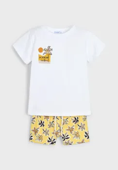Mayoral tricou si costum de baie pentru copii culoarea galben, 3601 imagine