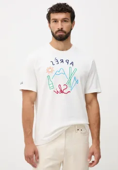 MC2 Saint Barth tricou din bumbac culoarea alb, cu imprimeu, ARN0004 imagine