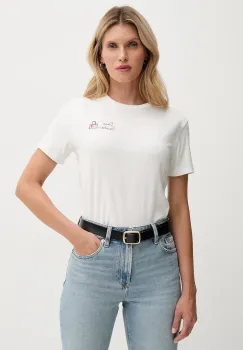 MC2 Saint Barth tricou din bumbac culoarea turcoaz, EMI0002 imagine