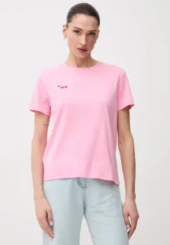MC2 Saint Barth tricou din bumbac femei, culoarea roz imagine