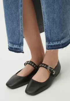 Medicine balerini de piele culoarea negru imagine