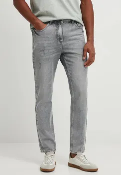 Medicine blugi din bumbac culoarea gri imagine