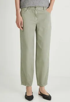 Medicine blugi din bumbac culoarea verde imagine